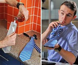 Hidden Flask Tie