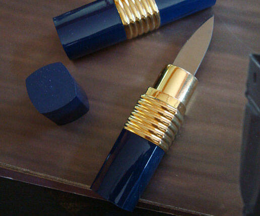 Hidden Lipstick Knife - coolthings.us