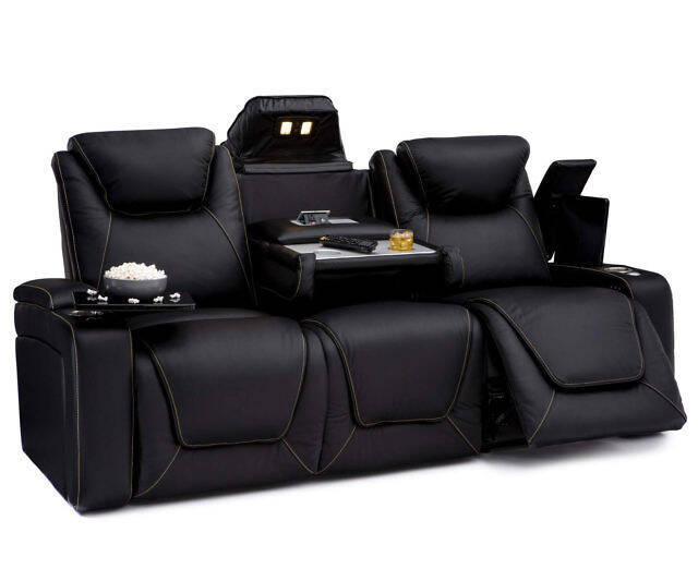 Home Theater Leather Sofa - coolthings.us