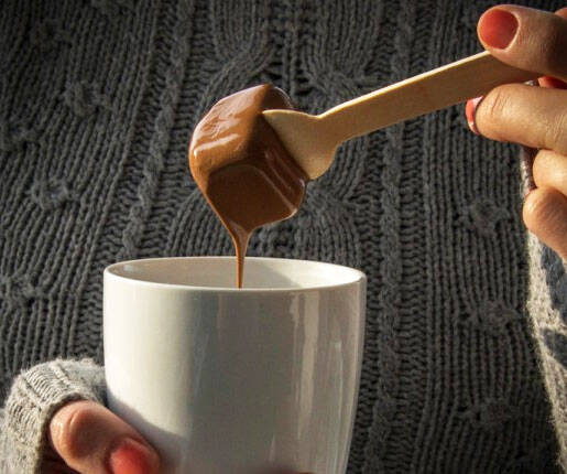 Hot Chocolate On A Spoon
