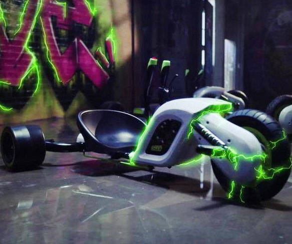 Huffy Electric Drifting Green Machine - coolthings.us