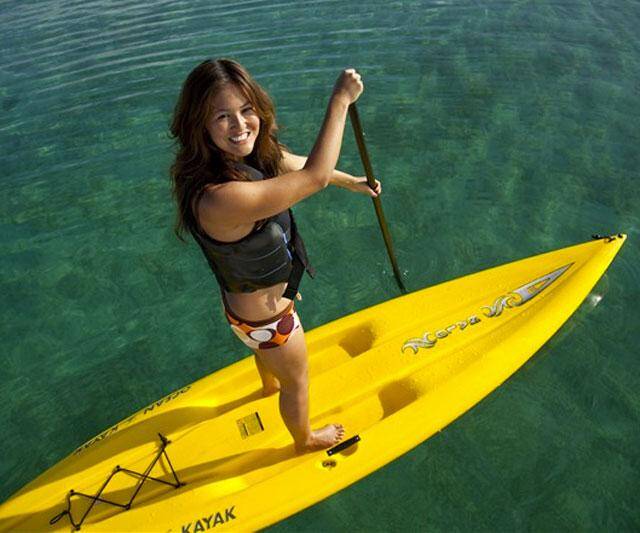 Hybrid Stand-Up-Sit-On Paddle Board - coolthings.us