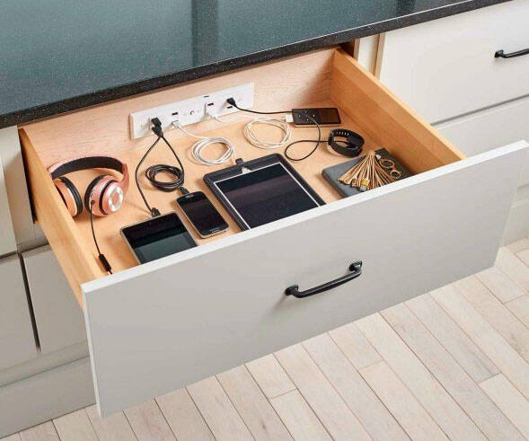 In-Drawer Charging Outlet - coolthings.us