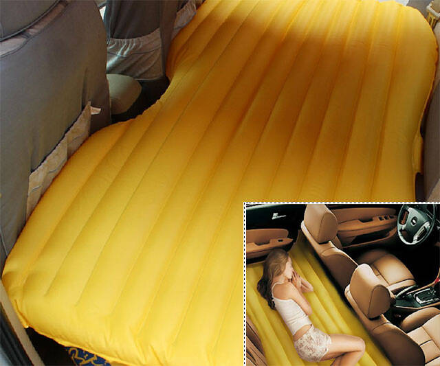 Inflatable Back Seat Mattress - coolthings.us