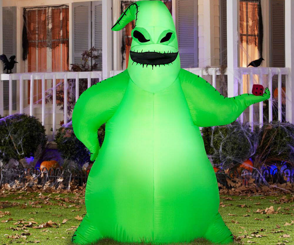 Inflatable Green Oogie Boogie - coolthings.us