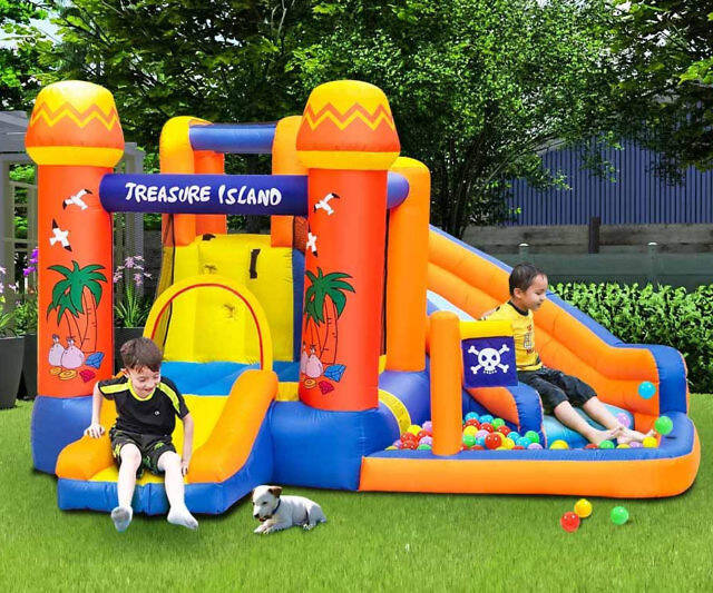 Inflatable Water Park Bounce House - coolthings.us