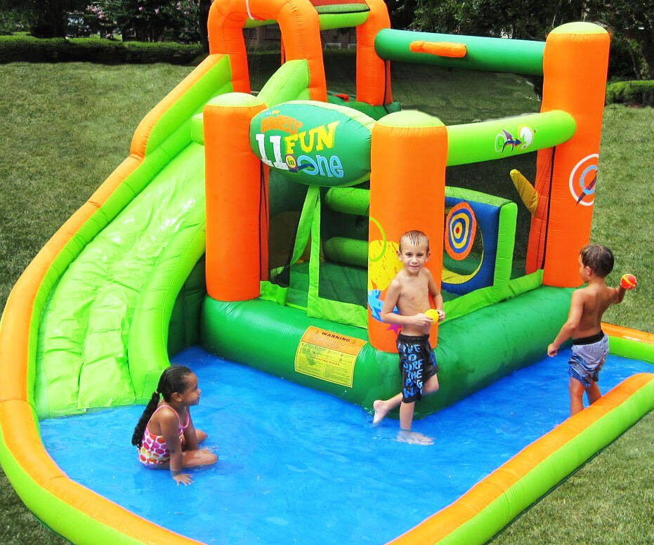 Inflatable Water Slide Bounce House - //coolthings.us