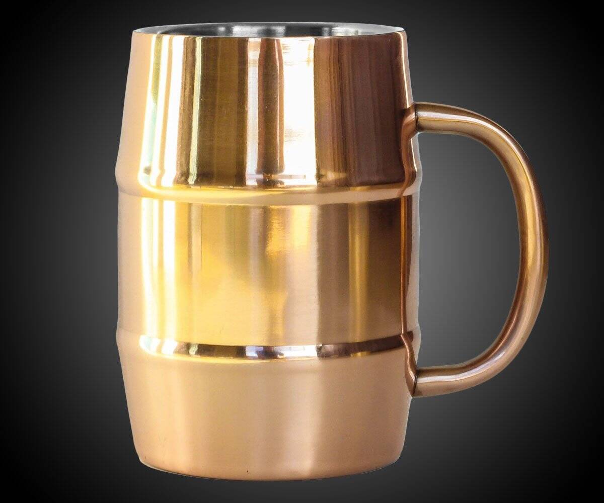 Insulated Copper Beer Mug - coolthings.us