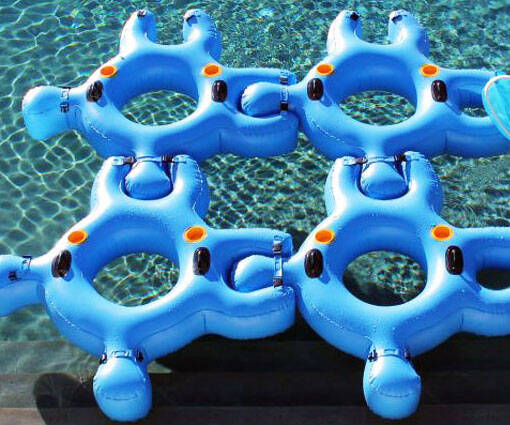 Inflatable Interlocking Tubes - coolthings.us
