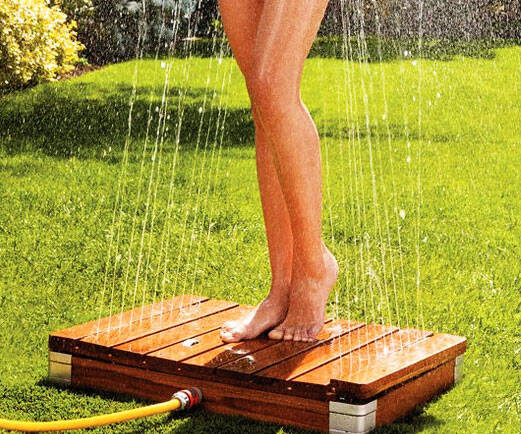 Inverted Outdoor Shower - coolthings.us