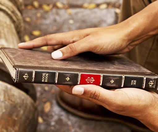 Leather Book iPad Case