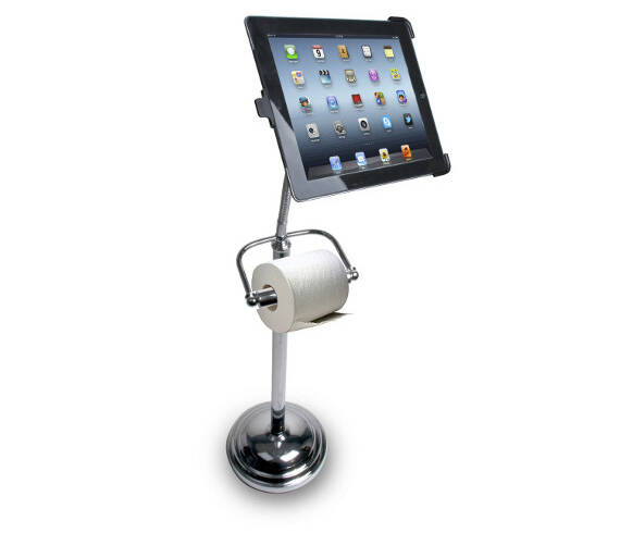 Toilet Paper Holder iPad Stand? - coolthings.us
