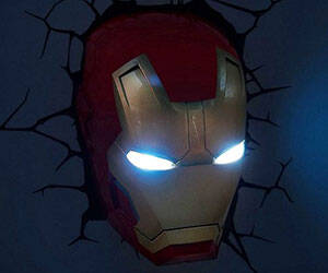 Iron Man 3D Lamp - //coolthings.us