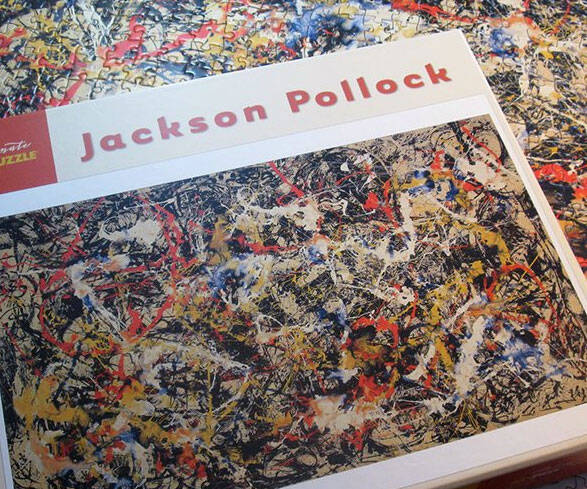 Jackson Pollock Jigsaw Puzzle - //coolthings.us