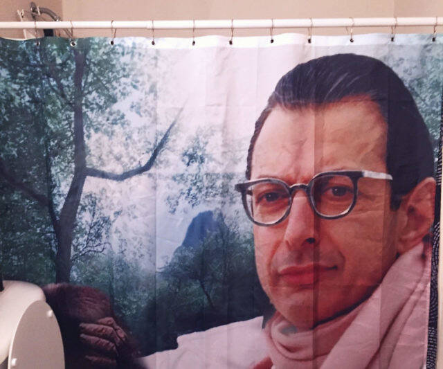 Jeff Goldblum Shower Curtain - //coolthings.us
