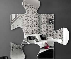 Jigsaw Piece Mirror