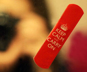 Keep Calm And Carry On Bandages