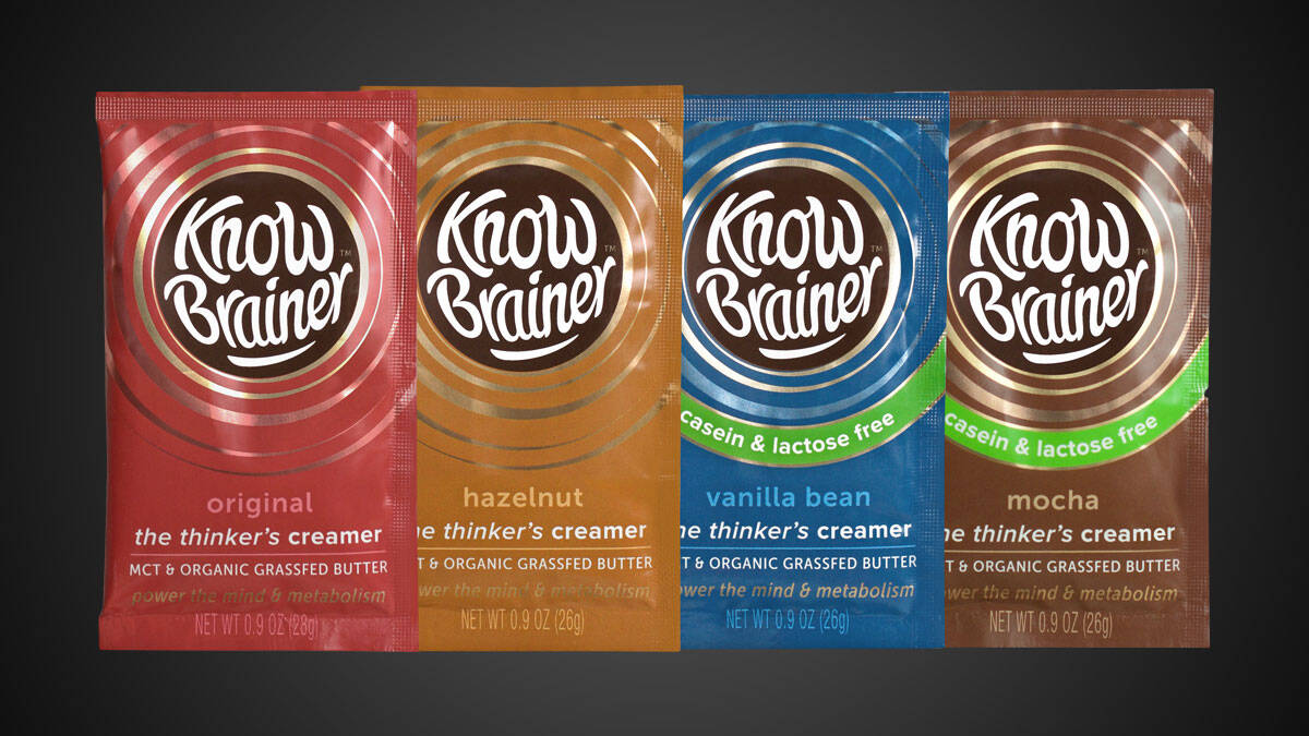 Know Brainer - The Thinker's Coffee Creamer