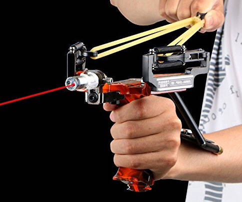 Laser Assisted Hunting Bow & Slingshot