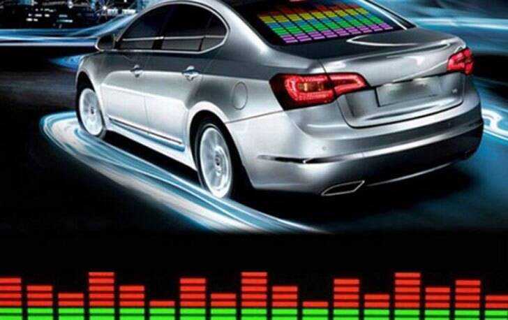 LED Equalizer Car Sticker