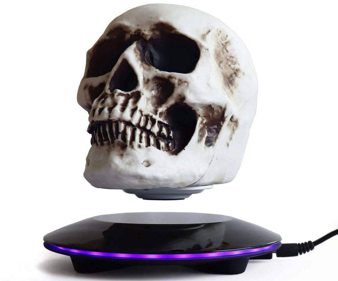 Levitating Skull Light - coolthings.us