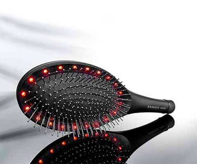 Light & Massage Therapy Hairbrush - coolthings.us