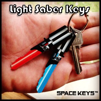 Lightsaber Keys - coolthings.us
