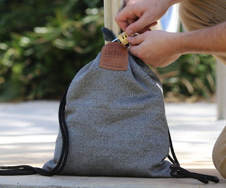 Theft-Proof Drawstring Backpack - coolthings.us