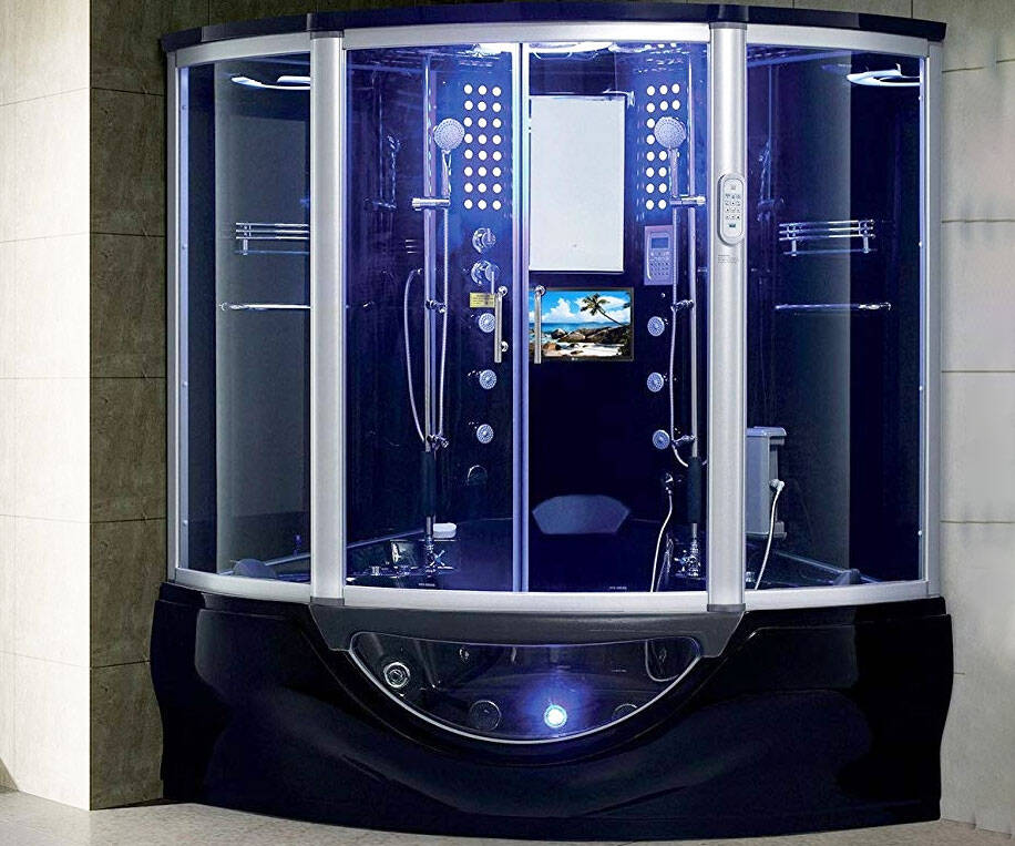 Luxury Computerized Steam Shower Sauna - coolthings.us