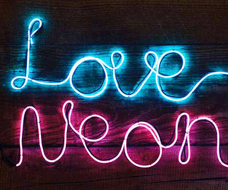 Make Your Own Neon Sign - coolthings.us