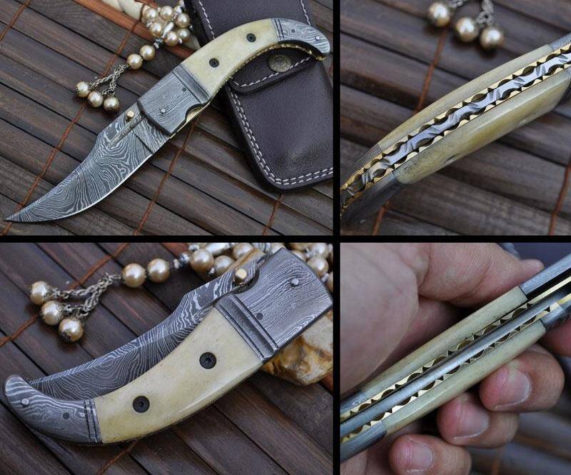 Mammoth Bone Pocket Knife