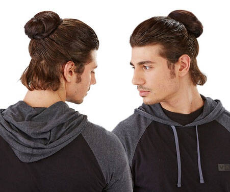 The Clip-On Man Bun - coolthings.us