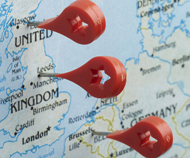 Map Marker Push Pins