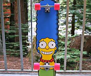 Marge Simpson Skateboard Deck - coolthings.us