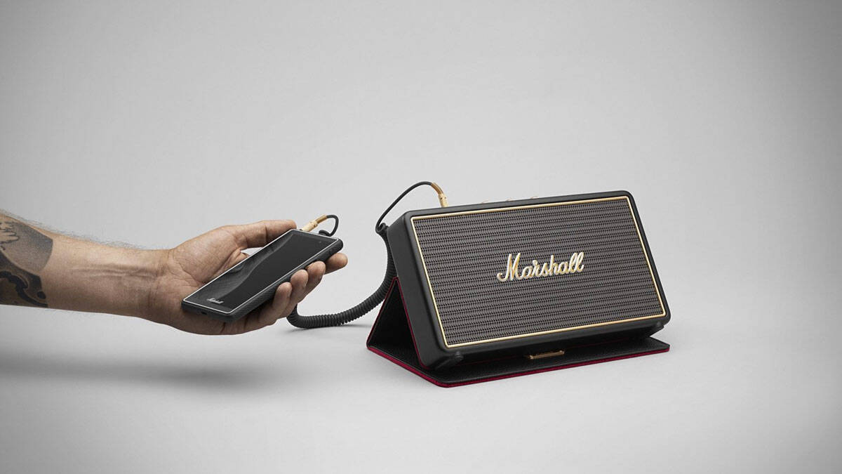 Marshall Stockwell Portable Bluetooth Speaker - //coolthings.us