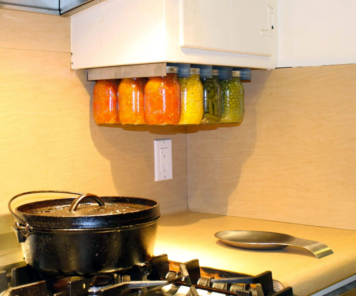Mason Jar Storage Racks