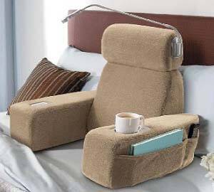 Massaging Bed Rest - coolthings.us
