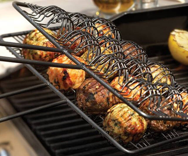 BBQ Meatball Grilling Basket - coolthings.us