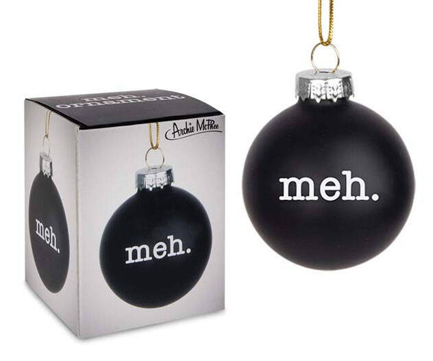 Meh Christmas Tree Ornament - coolthings.us