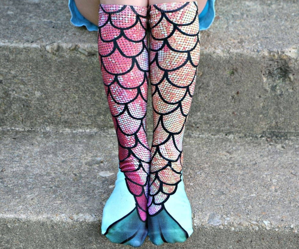 Mermaid Fin Socks - coolthings.us