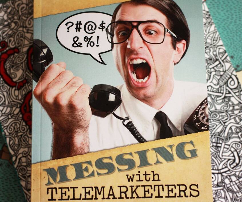 Messing With Telemarketers Book - //coolthings.us