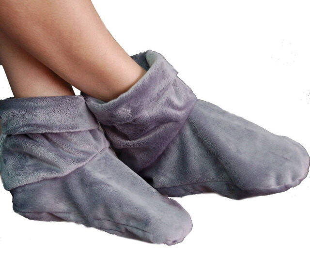 Heated Microwaveable Foot Booties - coolthings.us