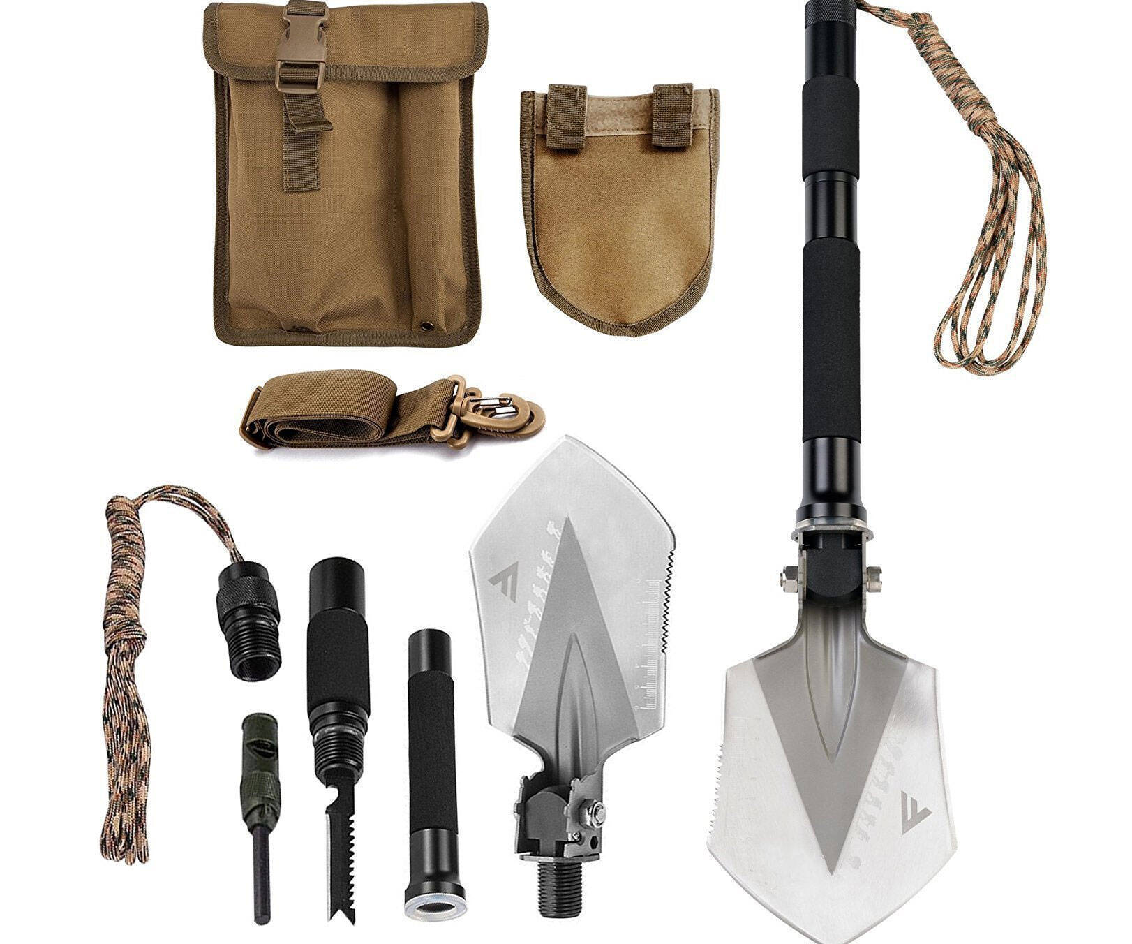Military Folding Shovel Multi-Tool Kit - //coolthings.us