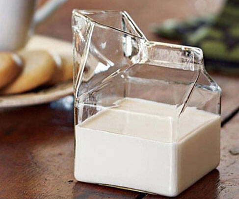Milk Carton Glass