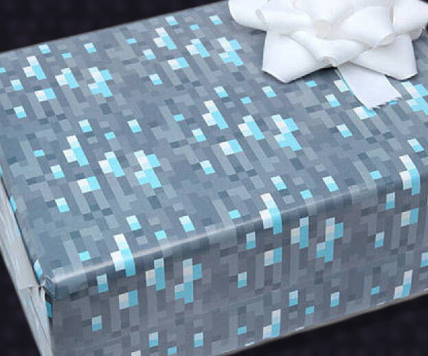 Minecraft Wrapping Paper - coolthings.us