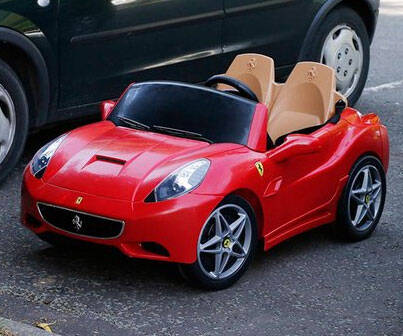 Mini Ferrari Battery Car
