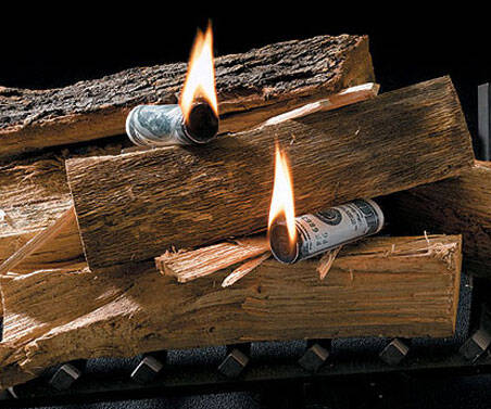 Money To Burn Fire Starters - coolthings.us