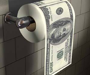 Money Toilet Paper Roll - coolthings.us