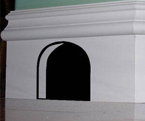 Mouse Hole Decal