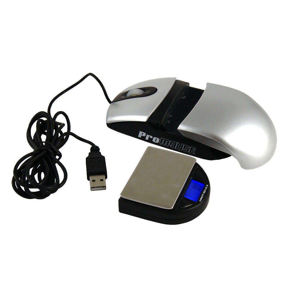 Mouse with Built in Scale & Hidden Compartment - coolthings.us